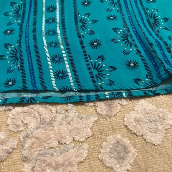 Teal Turquoise Racerback Summer Dress - Picture 13 of 13